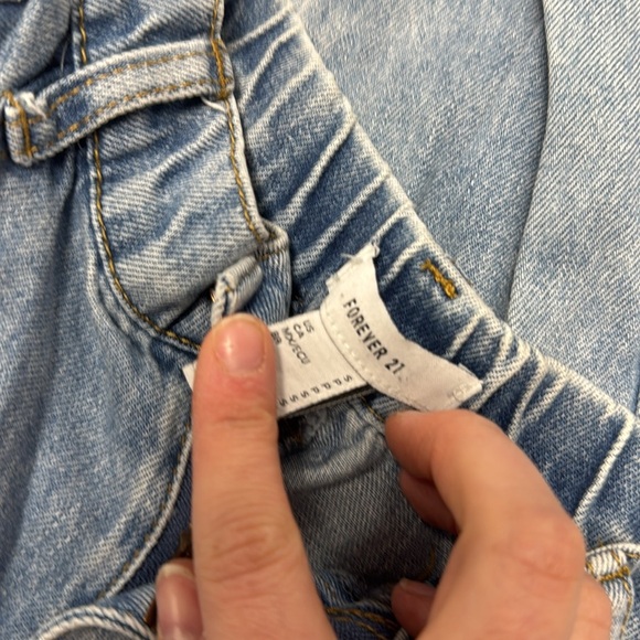 Forever 21 denim joggers Small // 082132 - Picture 2 of 2